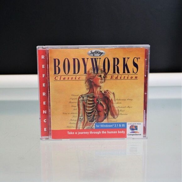 Bodyworks Classic Edition PC CD ROM Windows 3.1 Vintage 1996 Human Body - Picture 5 of 5